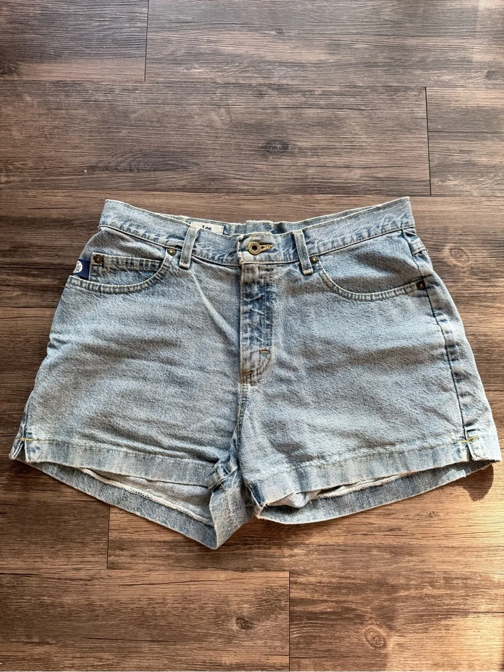 Lee Light Wash Denim Jean Shorts